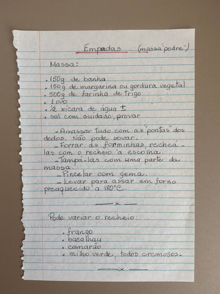 Empadas (massa “podre”)